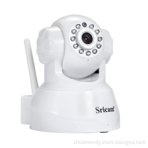 Sricam SP012 HD 720P H.264 Compression P2P Local and Remote Record Playback Indoor Dome IP Camera